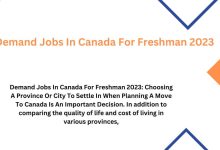 Photo of Demand Jobs In Canada For Freshman 2023