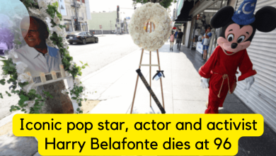 Photo of Iconic pop star, actor and activist Harry Belafonte dies at 96