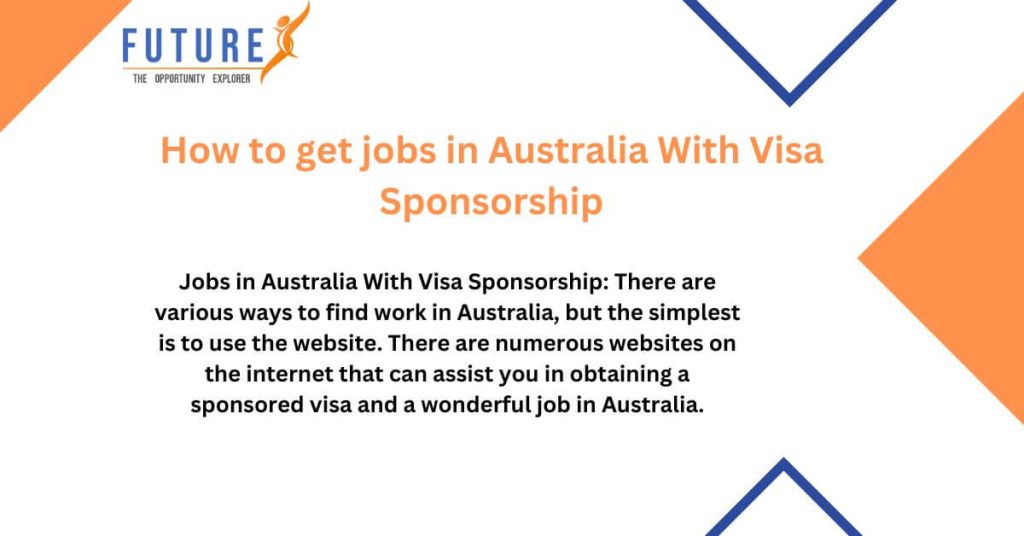 How to get jobs in Australia With Visa Sponsorship